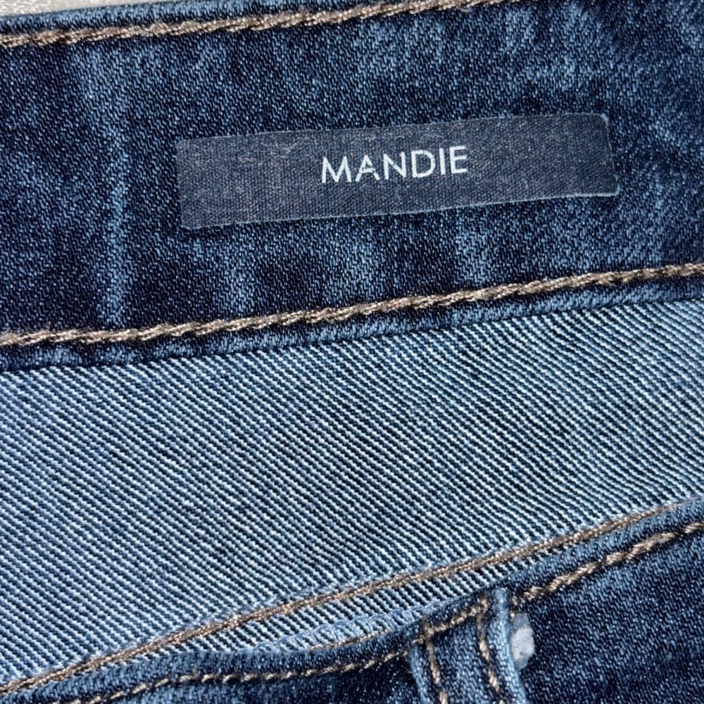 Bandolino Mandie Jeans Straight Leg Mid Rise Womens 14 (D15) - Picture 4 of 11
